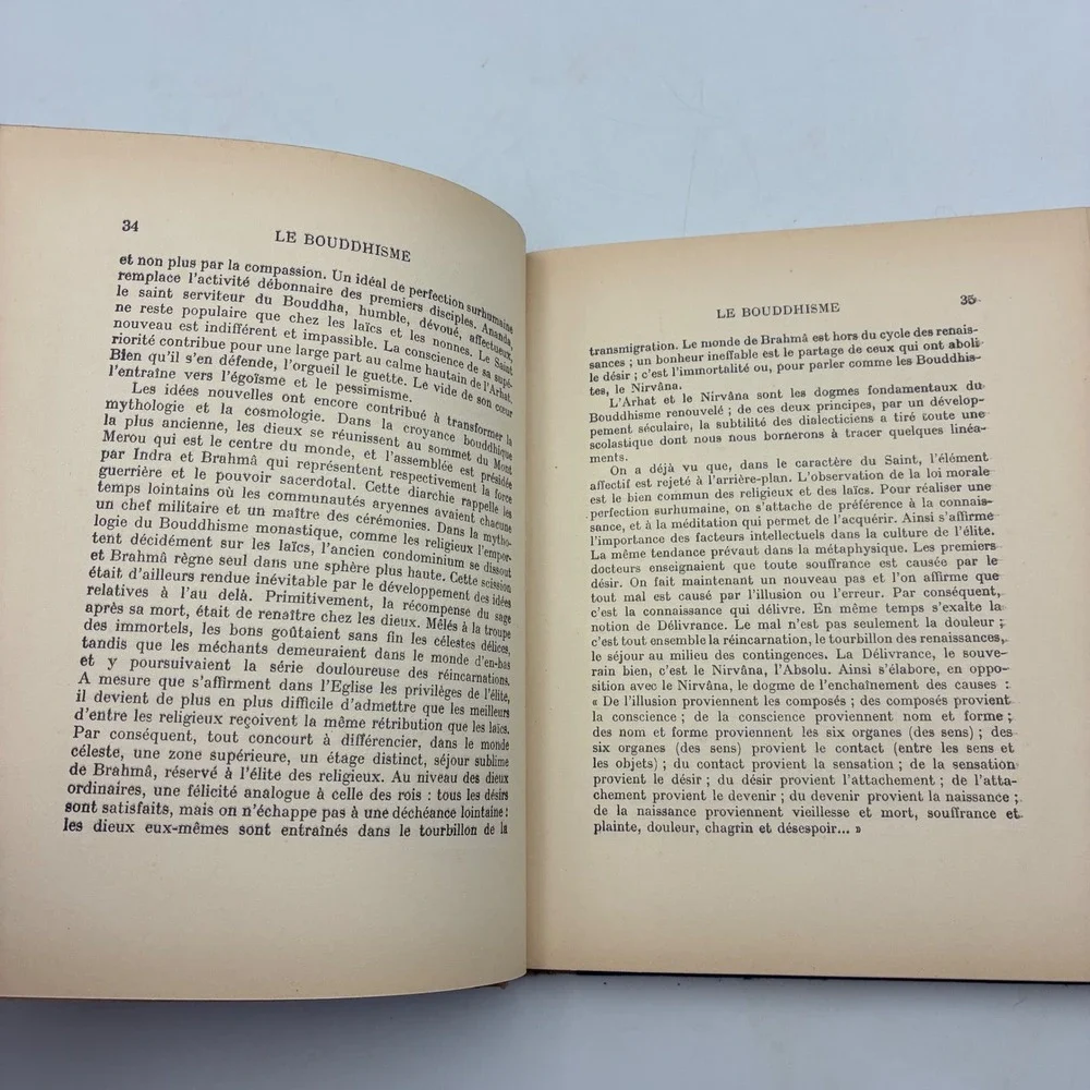 Le Bouddhisme Jean Przyluski 1932 French Edition Les Editions Rieder Hardcover